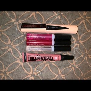lipgloss + mascara